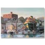 Mark Naismith-Beeley: Restoration, 2025 Oil on Canvas, 75x50cm Available Artsite Contemporary Sydney.