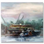 Mark Naismith-Beeley: Kanangra, 2025. Oil on Canvas. 30x25cm. Available Artsite Contemporary Sydney.