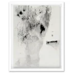 Claudio Valenti: Reflections of Self, 2025 Charcoal on archival rag paper. Image size: 76x57cm. Framed size: 85x66cm