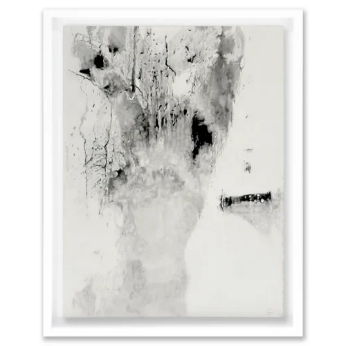 Claudio Valenti: Reflections of Self, 2025 Charcoal on archival rag paper. Image size: 76x57cm. Framed size: 85x66cm