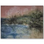 Claudio Valenti: Glimpses of Killalea Park, 2026 Mixed media on canvas. 45.5x35.5cm The coastline at Killalea holds the light in varying tones. Across this series, the same view is felt anew each time, never quite settled.